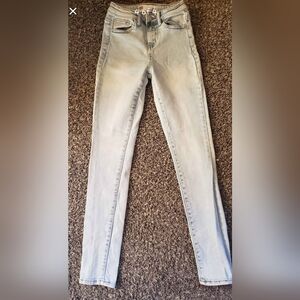 RSQ Denim Jeans, Women's size 23W, Blue, High Rise Skinny Blue Denim Jeans